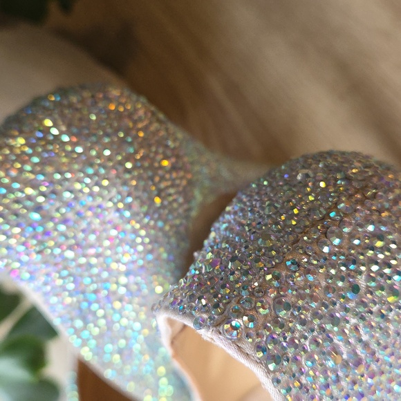 Crystal Covered Platform Stilettos - Picture 5 of 13